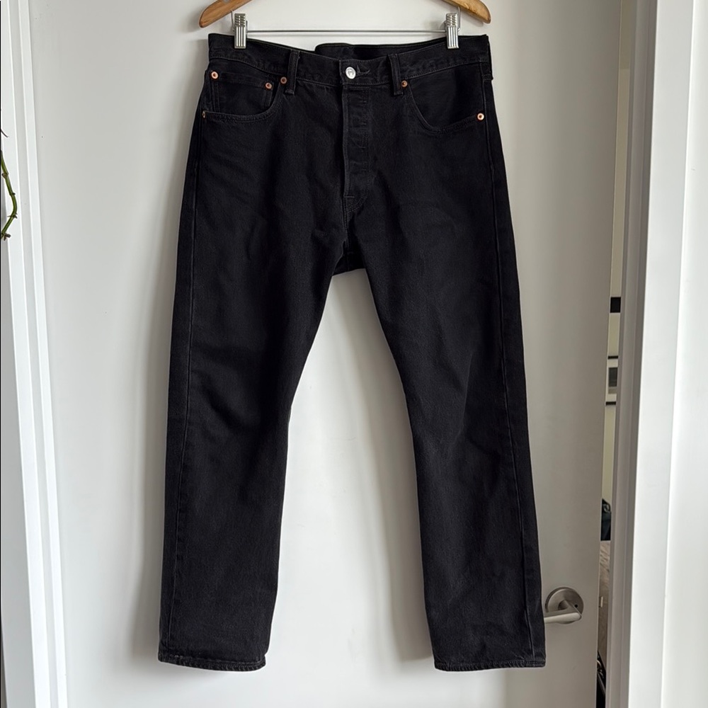 Vintage Levi’s 501 in Washed Black - 34x29